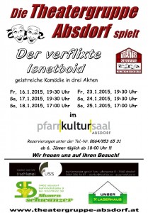 Der verflixte Isnetboid - Theater Absdorf